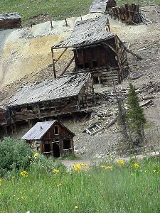 This is a picture of an abandoned mine.
