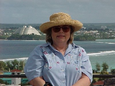 This is a picture of me at Tumon Bay in Guam.