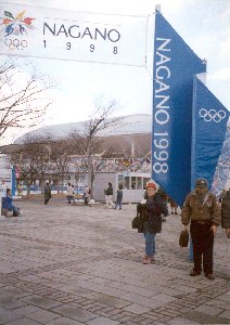 This is a picture of me at the 1998 Nagano Olympics.