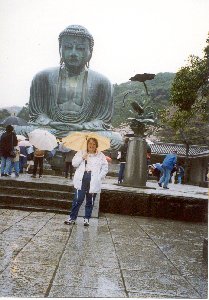 This is a picture of me at the Great Budda.